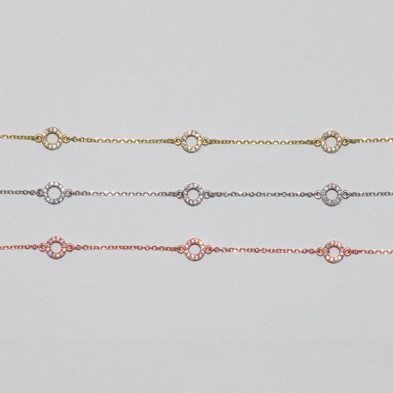 B023 Double Faced Circle Bracelet