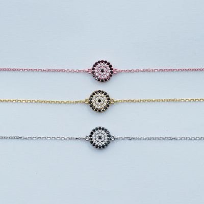 B033 Evil Eye Bracelet Medium Size