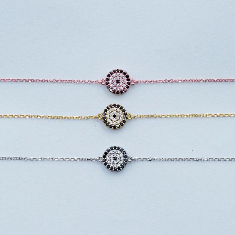 B033 Evil Eye Bracelet Medium Size