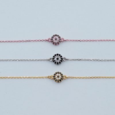 B084 Evil Eye Bracelet Double Faced Size 1