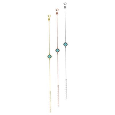 B196 Byzantine Cross Bracelet - Small Size