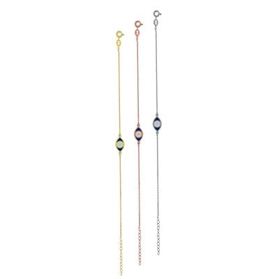 B209 Enamel Eye Bracelet