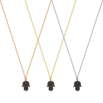 N045 Hand Of Fatima Necklace Medium Size