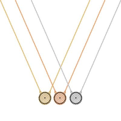 N092 Double Faced Evil Eye Necklace