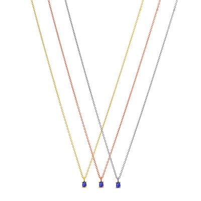 N144 Necklace With One Zirgonian Stone