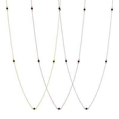 N221 Necklace With Zirgonian Stones