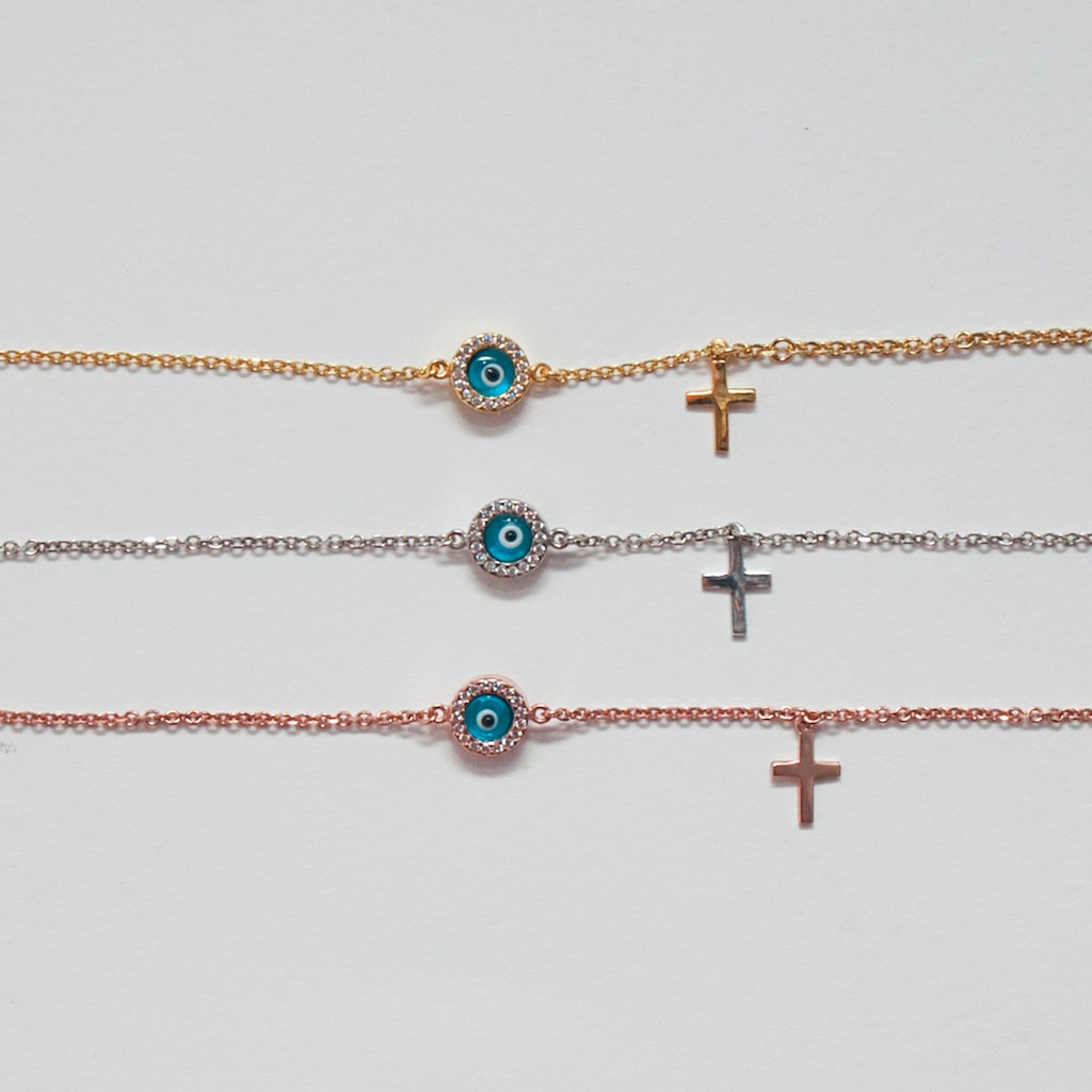 B061 Evil Eye Bracelet Double Faced
