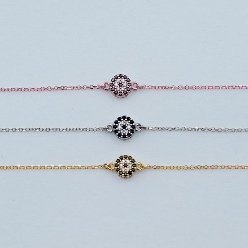 B084 Evil Eye Bracelet Double Faced Size 1