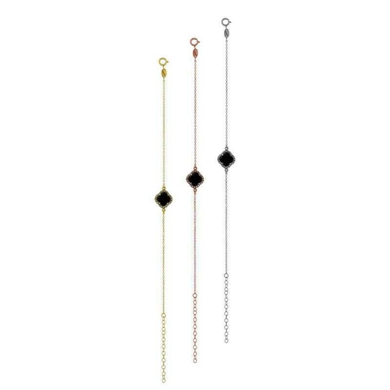 B197 Byzantine Cross Bracelet - Medium Size