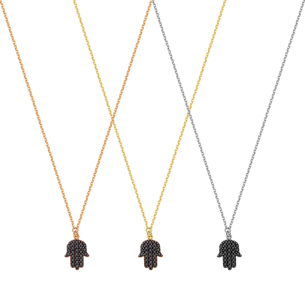 N045 Hand Of Fatima Necklace Medium Size