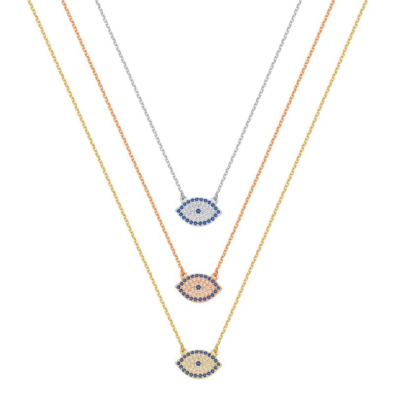 N053 Double Faced Evil Eye Necklace