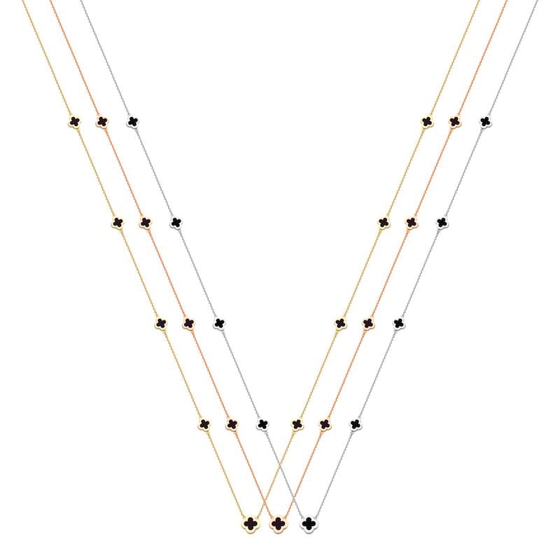 N063 Double Faced Design Necklace