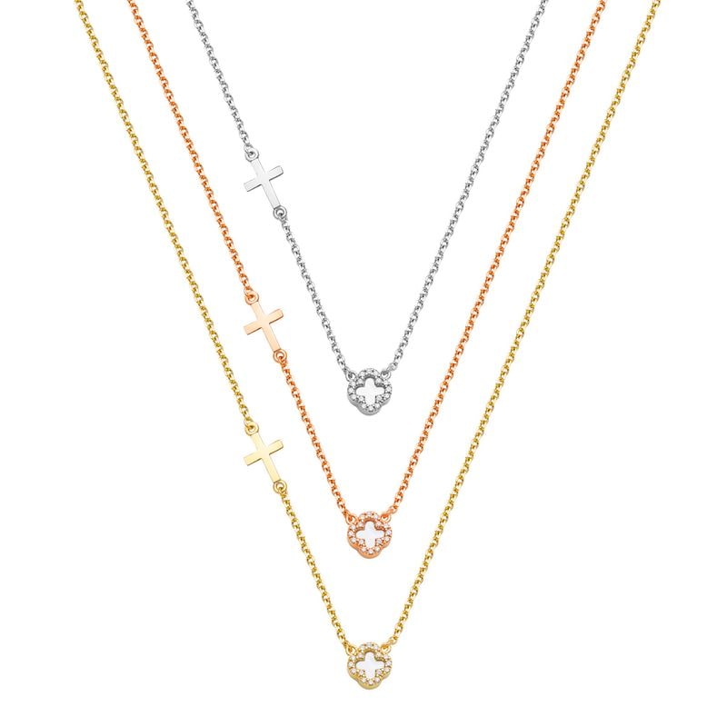 N069 Double Faced Design Necklace Small Size