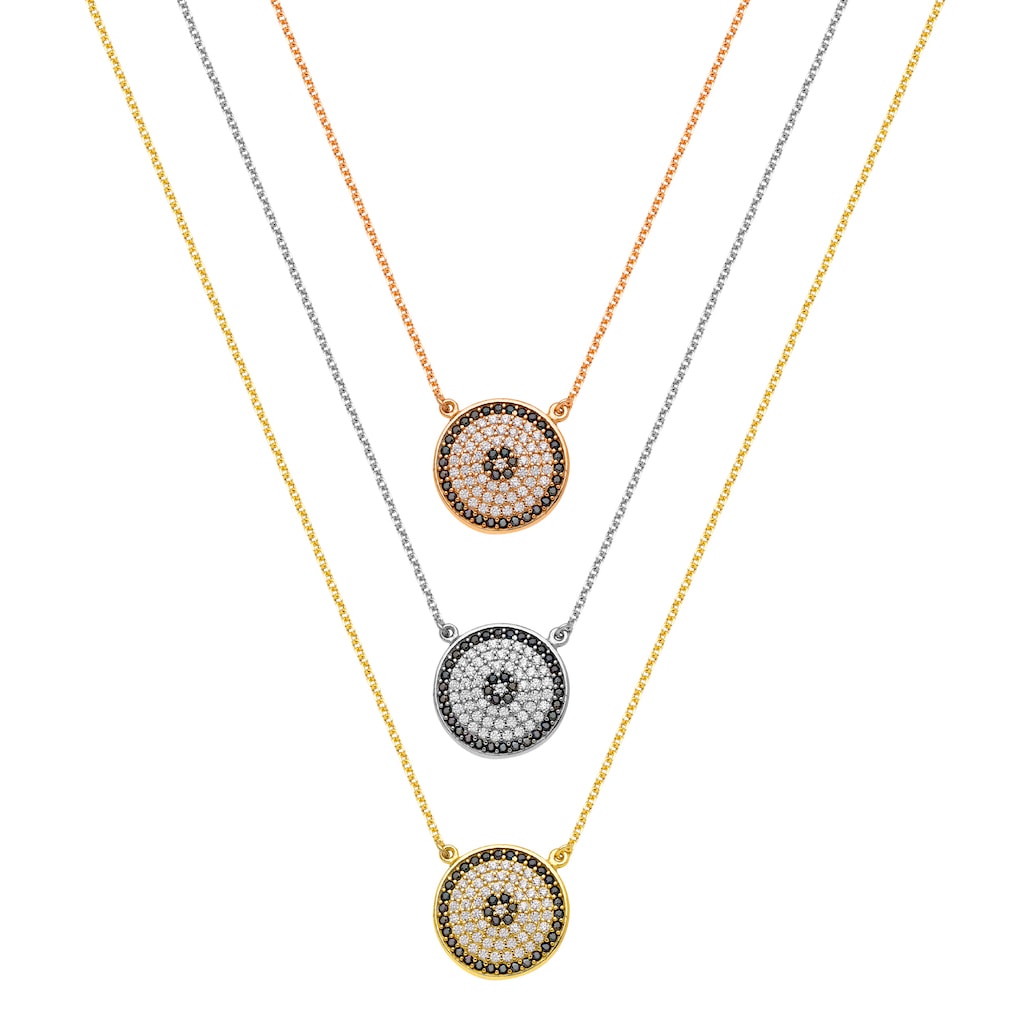 N071 Evil Eye Necklace Big Size