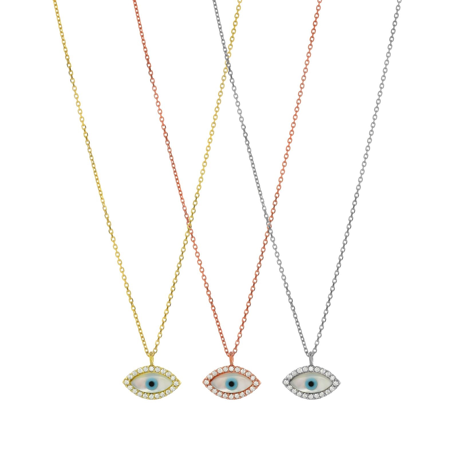 N181 Eye Shape Necklace