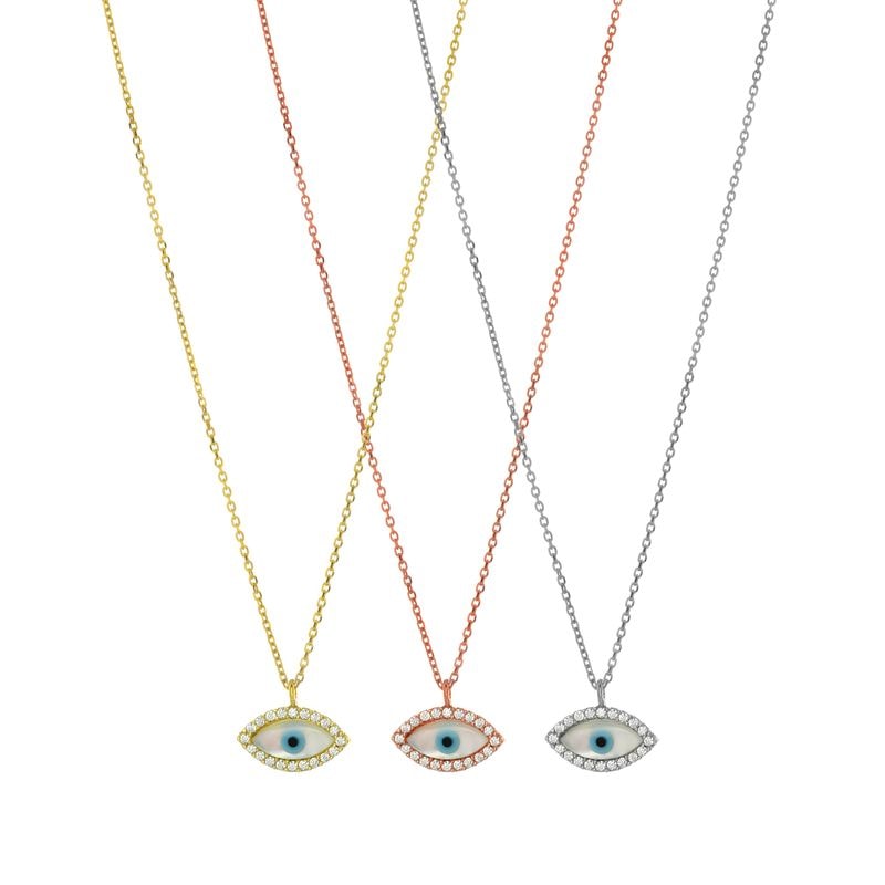 N181 Eye Shape Necklace
