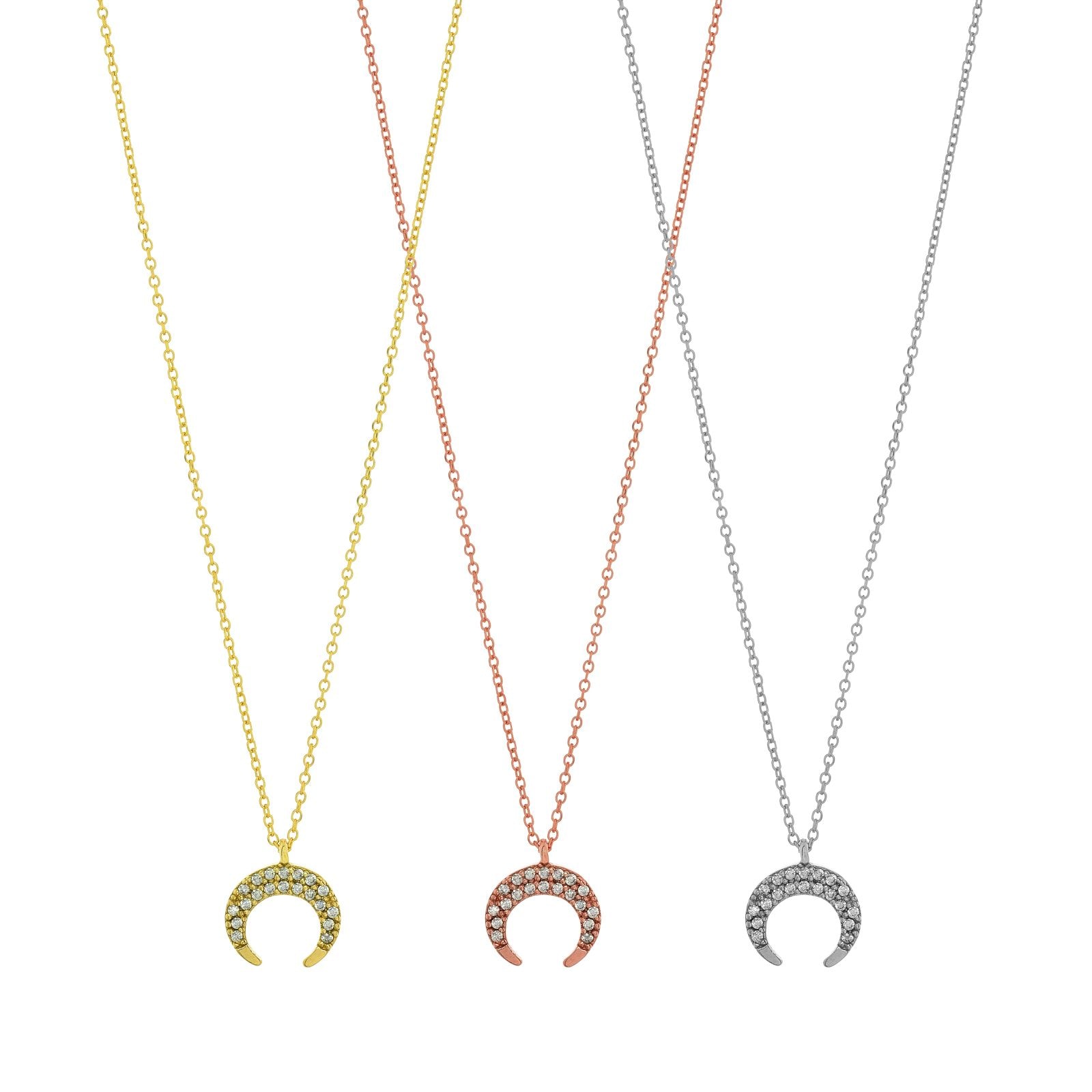 N190 Half Moon Necklace