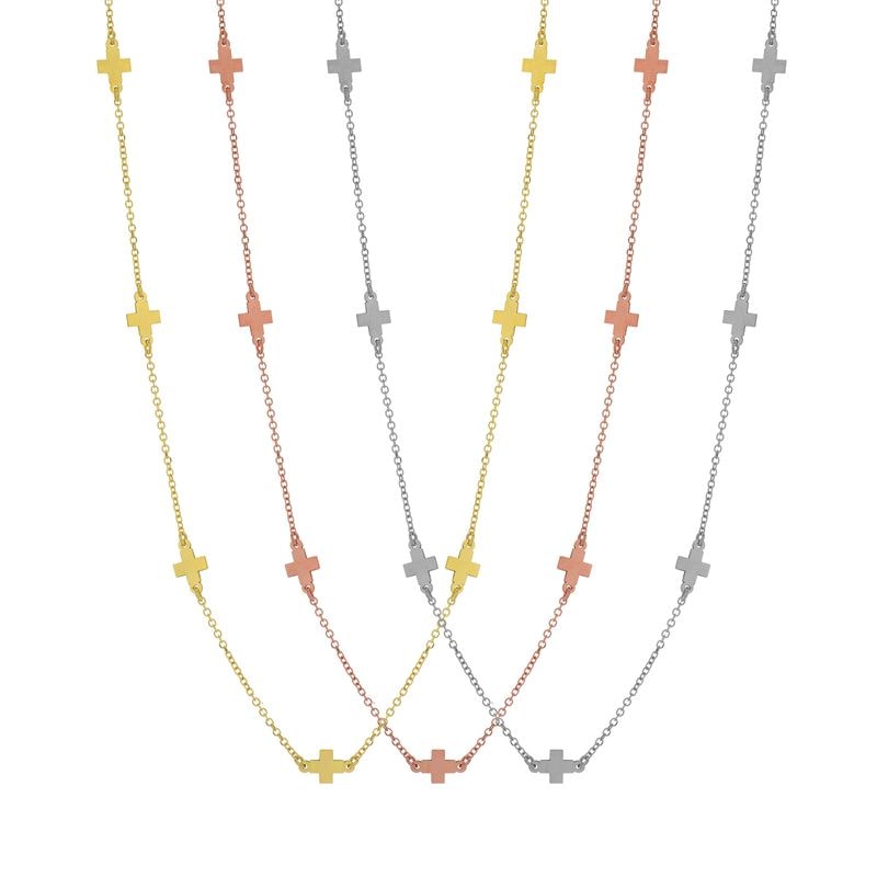 N208 Necklace With Crosses