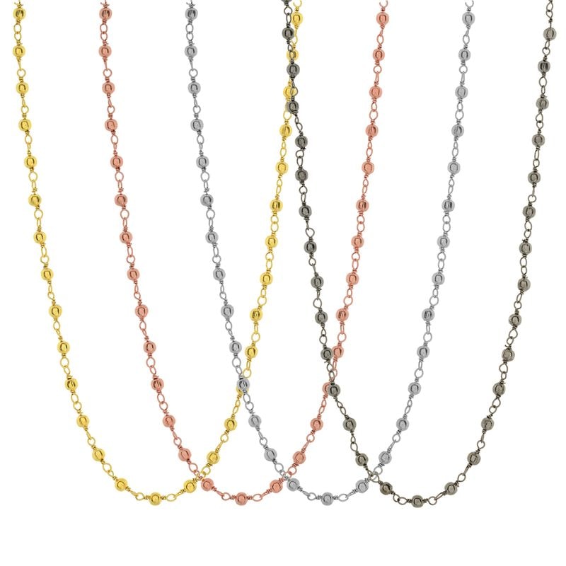 N211 Necklace With 3mm Balls