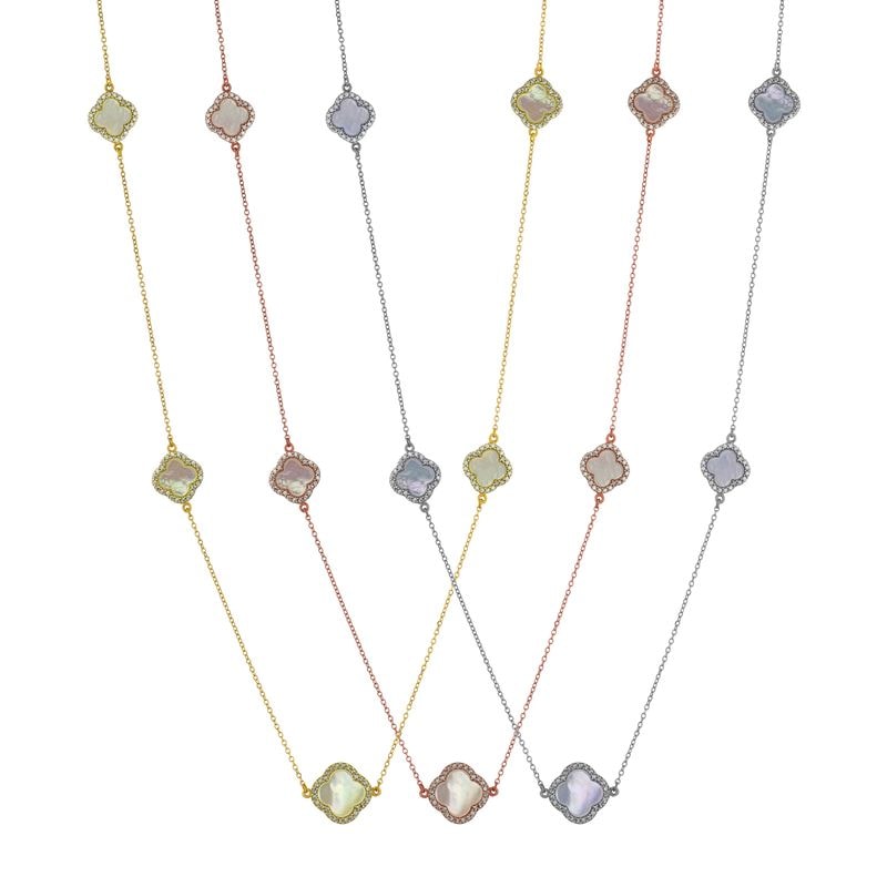 N214 Necklace With Byzantine Crosses